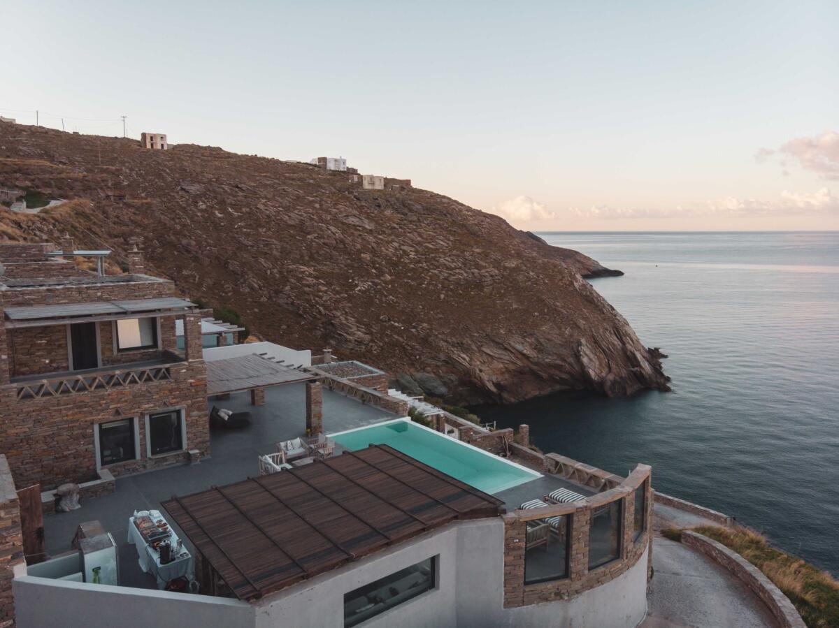 Villa Carpe Diem: Sea & Sunset View In Kea Island Ioulis Zewnętrze zdjęcie