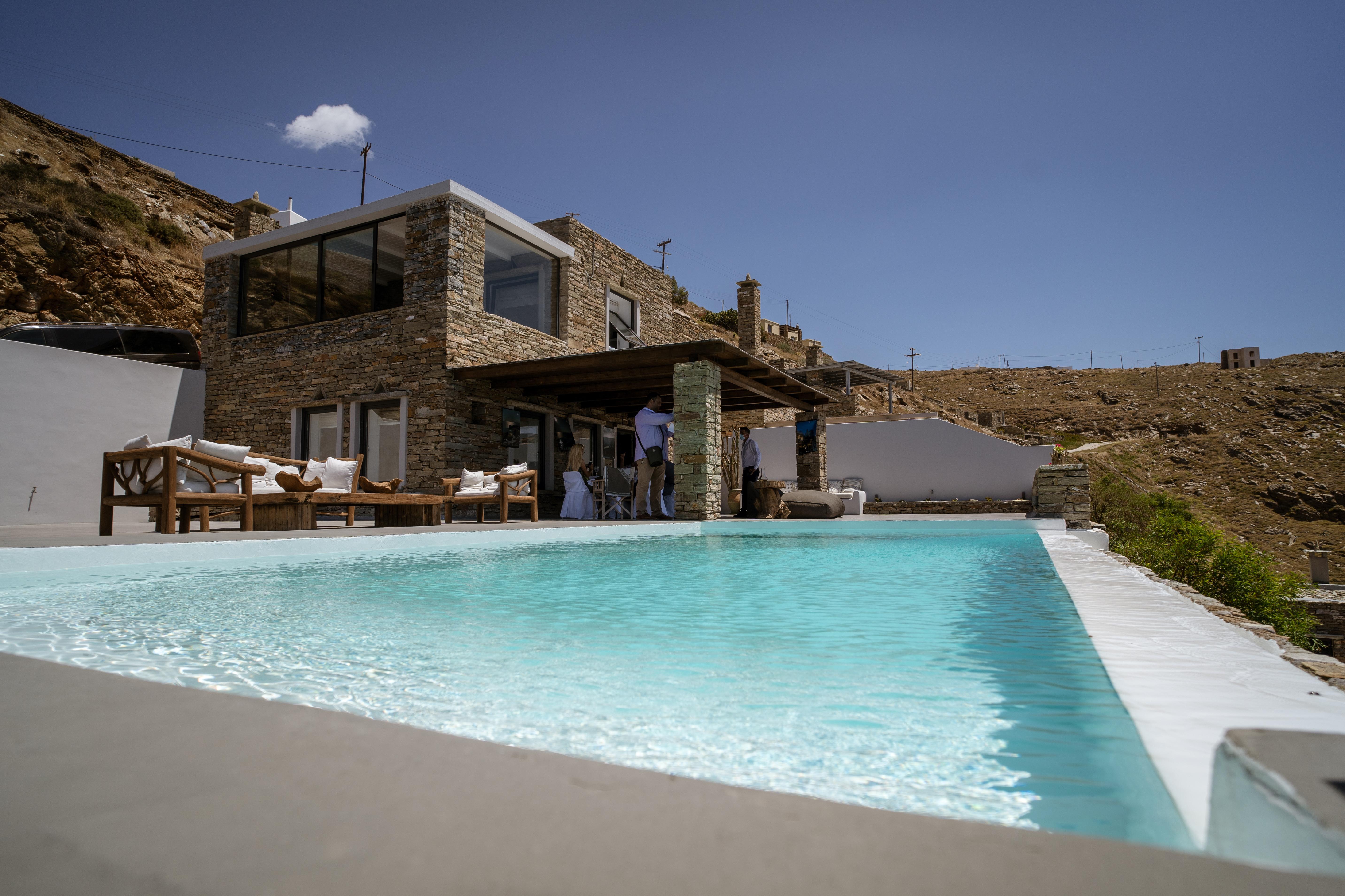 Villa Carpe Diem: Sea & Sunset View In Kea Island Ioulis Zewnętrze zdjęcie