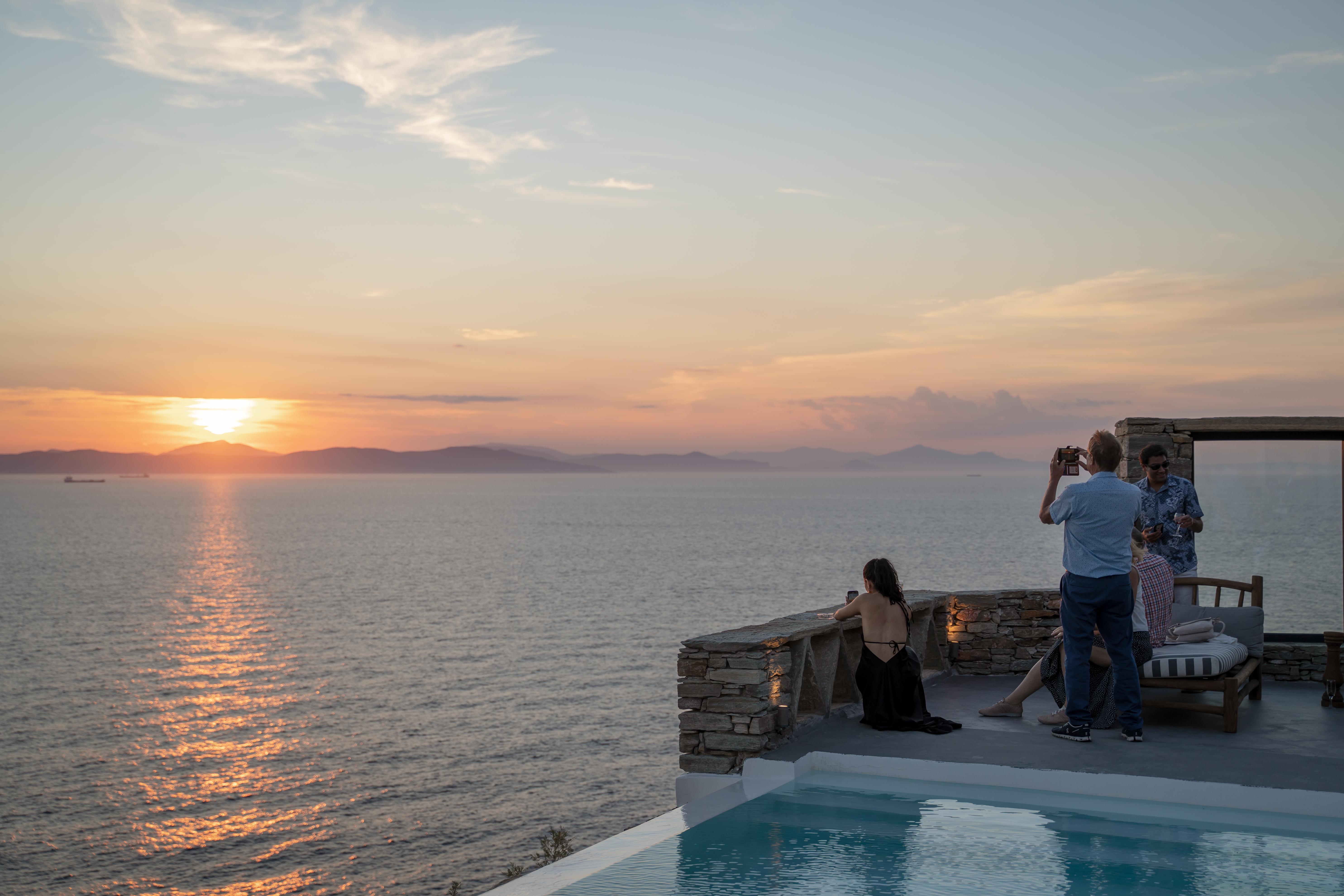 Villa Carpe Diem: Sea & Sunset View In Kea Island Ioulis Zewnętrze zdjęcie