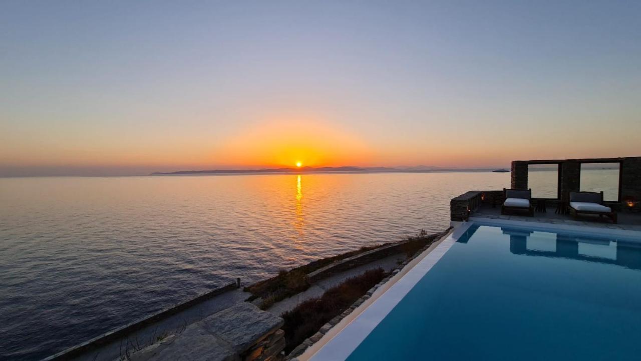 Villa Carpe Diem: Sea & Sunset View In Kea Island Ioulis Zewnętrze zdjęcie