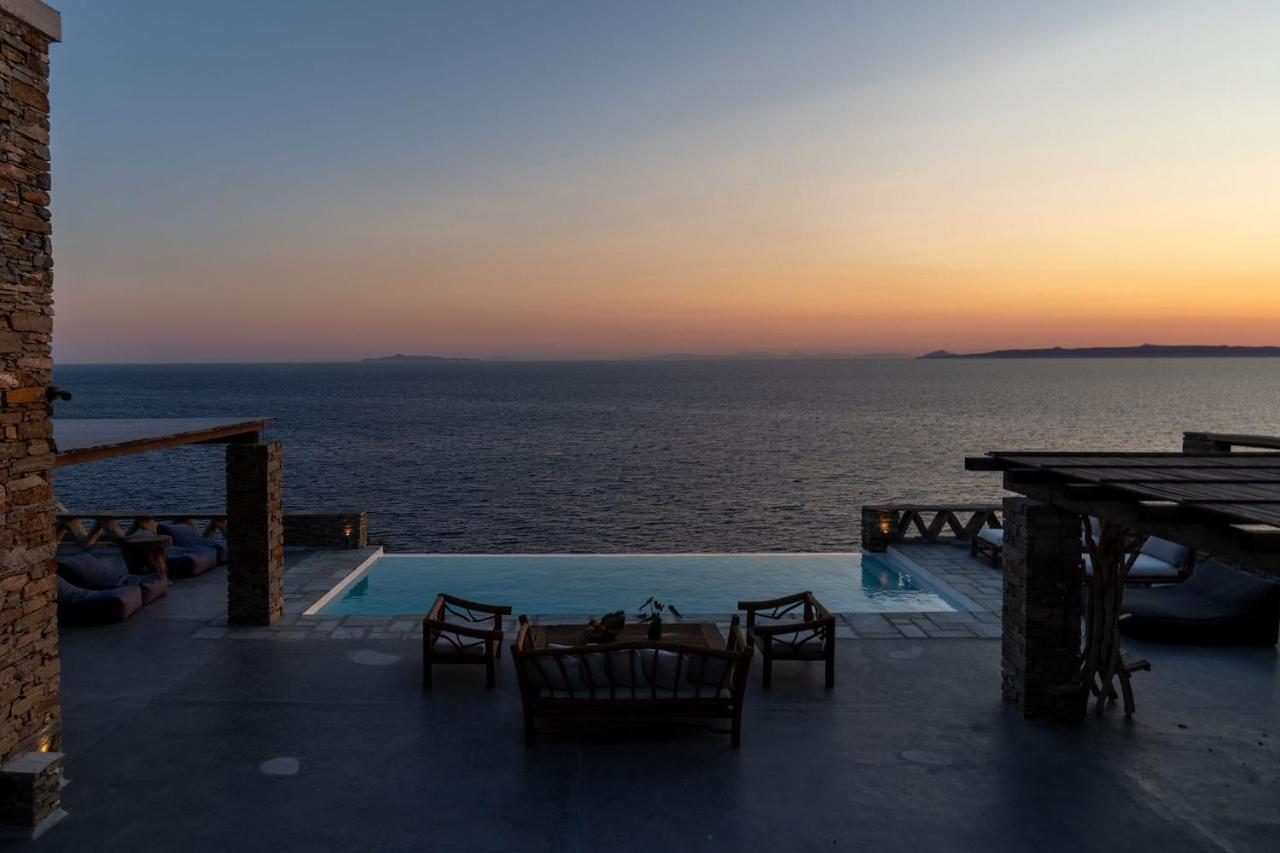 Villa Carpe Diem: Sea & Sunset View In Kea Island Ioulis Zewnętrze zdjęcie