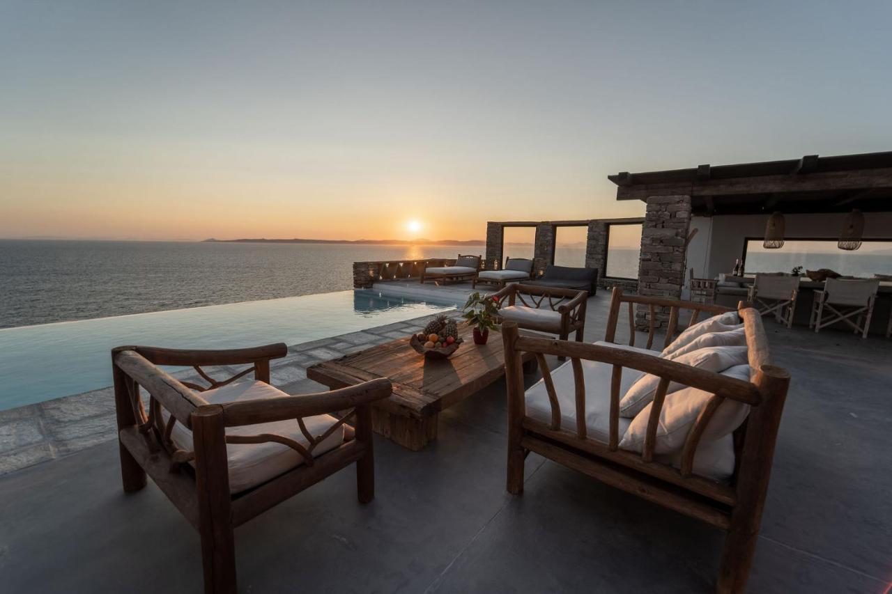 Villa Carpe Diem: Sea & Sunset View In Kea Island Ioulis Zewnętrze zdjęcie