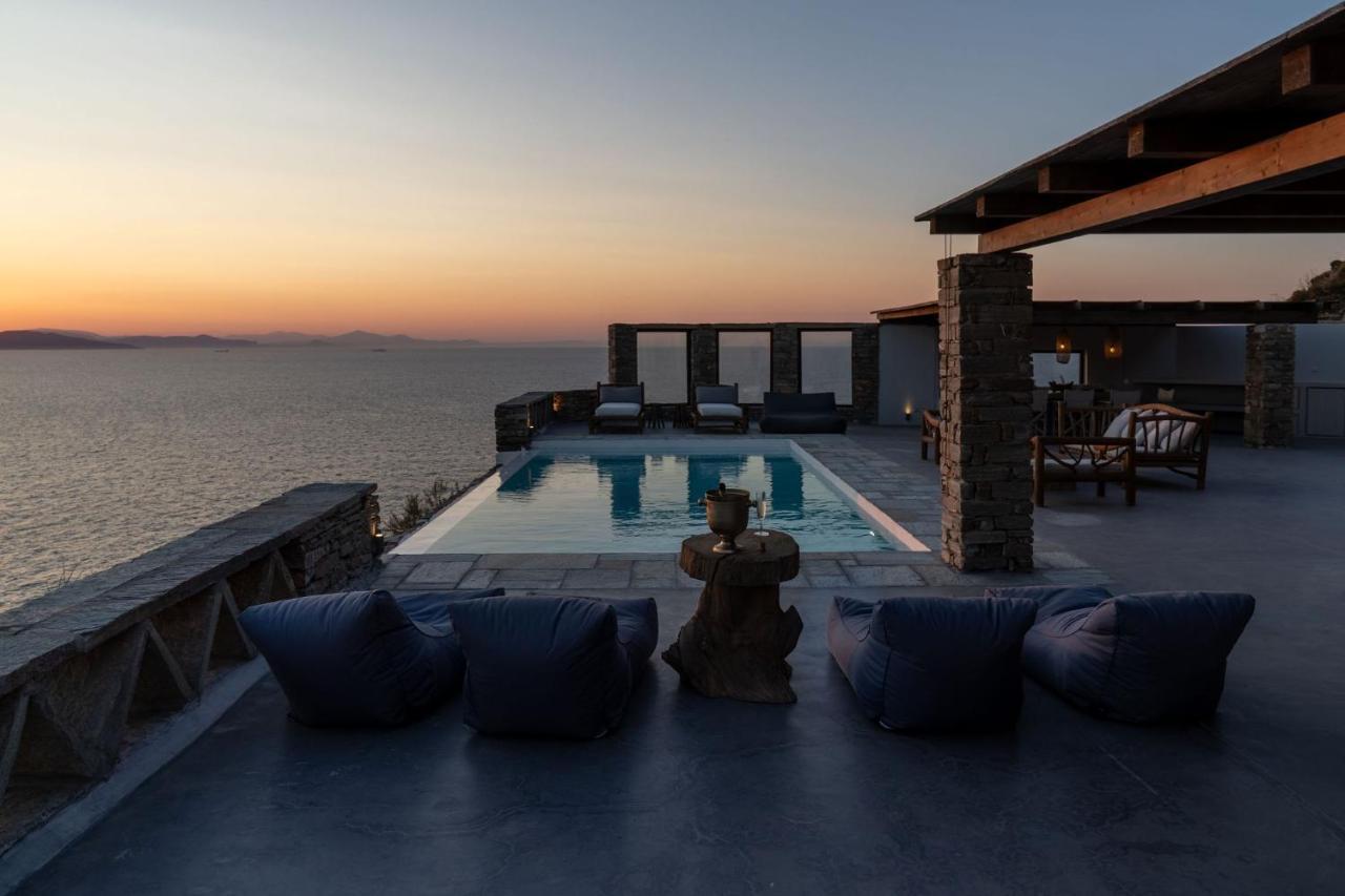 Villa Carpe Diem: Sea & Sunset View In Kea Island Ioulis Zewnętrze zdjęcie